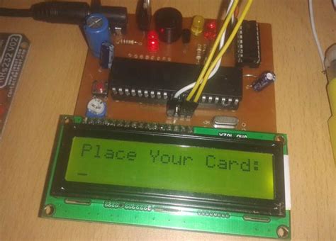 rfid based attendance system using 8051